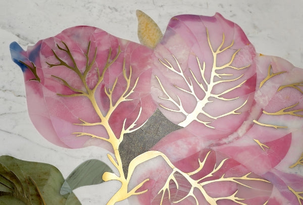 Semi-precious Stone & Metal Inlay
