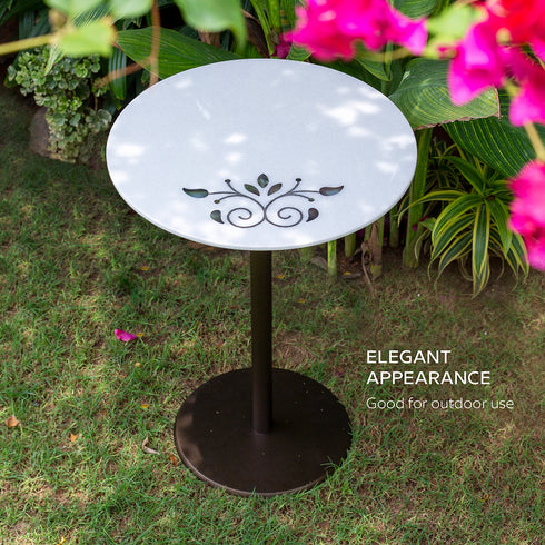 Round Table with Mother of Pearl Inlay