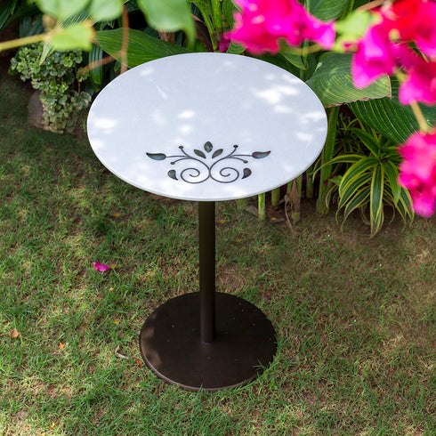 Round Table with Mother of Pearl Inlay