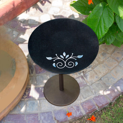 Accent Table with Mother of Pearl Inlay