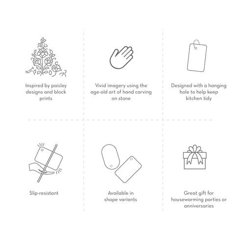 Engraved Black Cutting Board