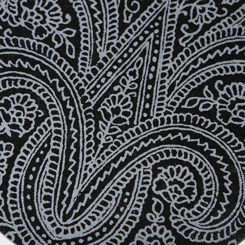 Engraved Cake Stand in Black Limestone