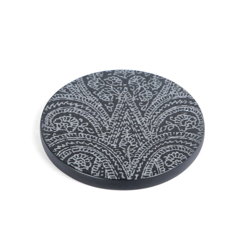 Hand Engraved Round Coasters (Set of 4)