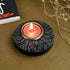 Engraved Stone Tea Light Holder
