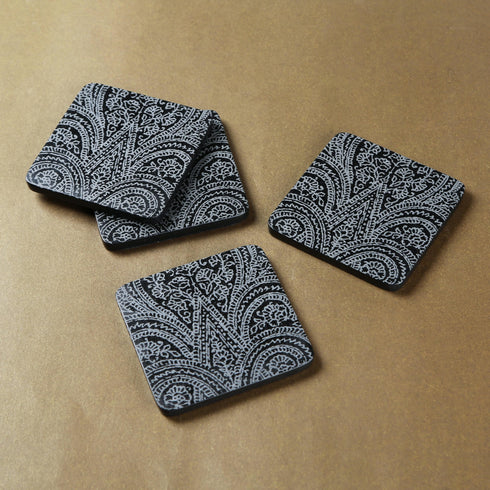 Engraved Stone Coaster (Set of 4)