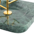 Elegant Green Marble and Brass Jewellery Stand