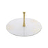 White Marble and Brass Tier Tray, White Marble Pastry Stand