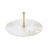 White Marble and Brass Tier Tray, White Marble Pastry Stand