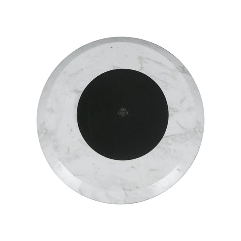 White Marble and Brass Tier Tray, White Marble Pastry Stand