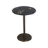 Accent Table with Flowers Motif