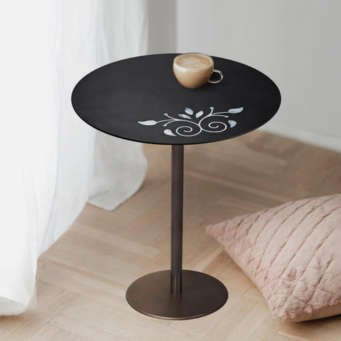 Accent Table with Mother of Pearl Inlay