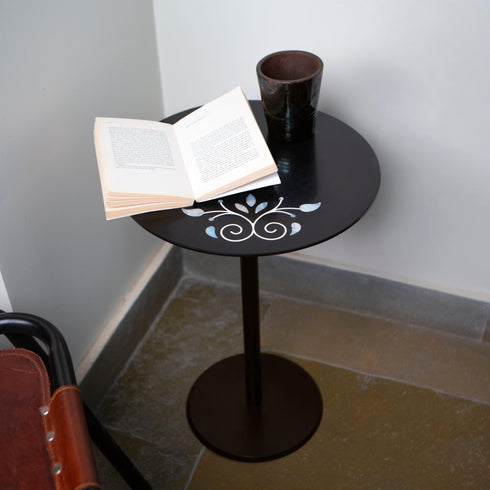 Accent Table with Mother of Pearl Inlay