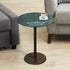 Green Marble Accent Table with Mother of Pearl