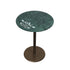 Green Marble Accent Table with Mother of Pearl