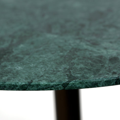 Green Marble Accent Table with Mother of Pearl