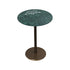 Green Marble Accent Table with Mother of Pearl