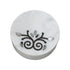 White Marble Small Trinket Box with Damask Motif