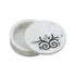White Marble Small Trinket Box with Damask Motif