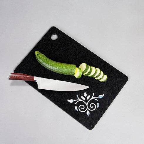 Cutting Board with Mother of Pearl Inlay