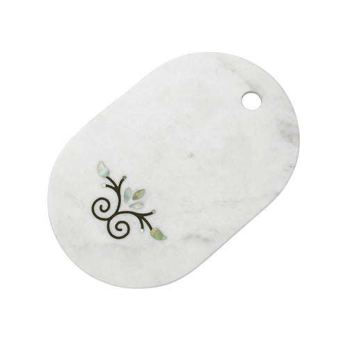 Stone Chopping Board with Abalone Shell Inlay