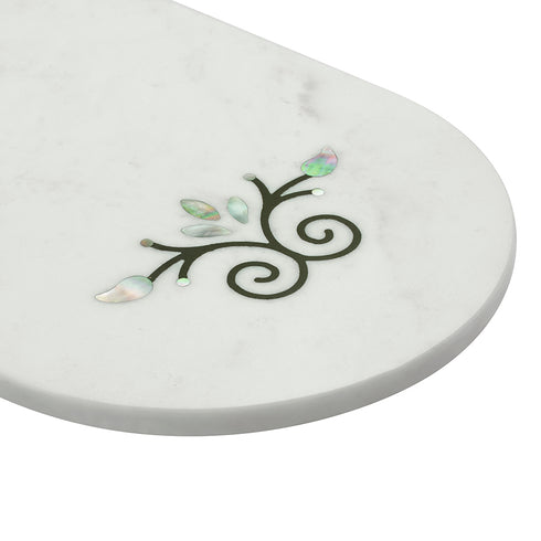 Stone Chopping Board with Abalone Shell Inlay