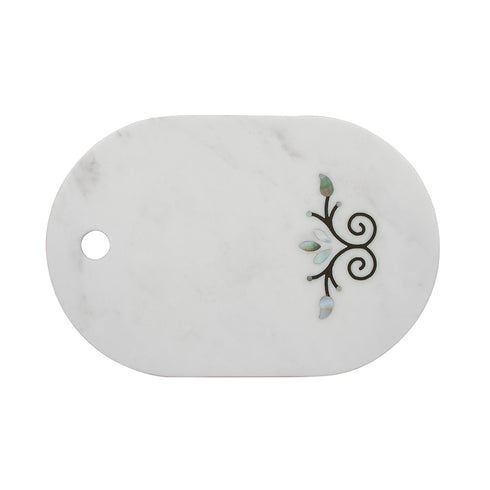 Stone Chopping Board with Abalone Shell Inlay