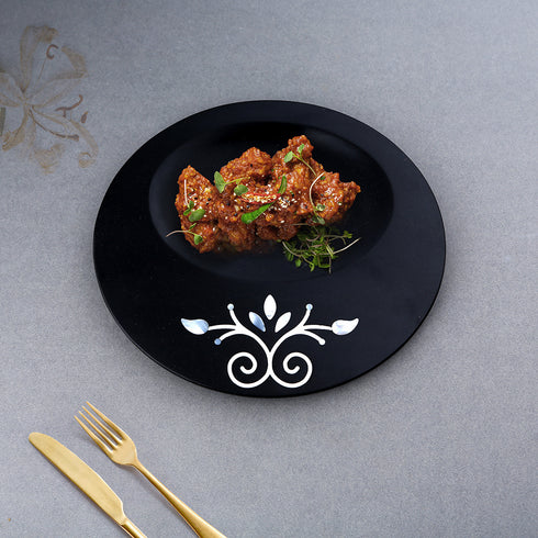 Serving Platter with Mother of Pearl Inlay