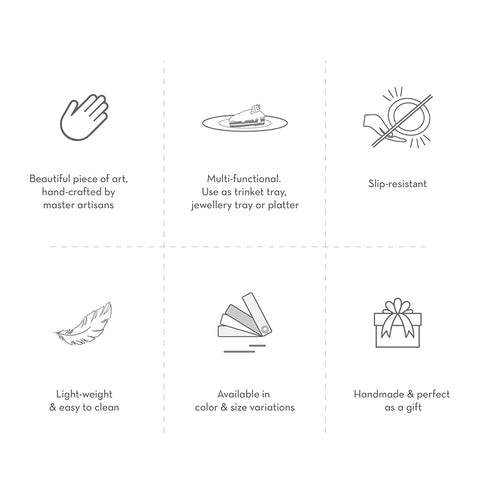 Trinket Tray with Mother of Pearl Inlay