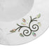 Round Serving Platter with Mother of Pearl Inlay