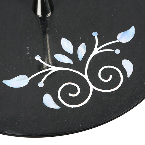 Tier Tray with Abalone Shell Inlay