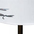 White Accent Table with Mother of Pearl Inlay