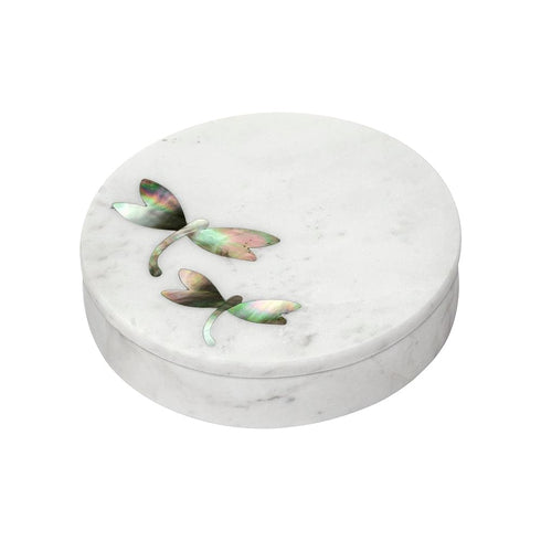 Decorative White Marble Box