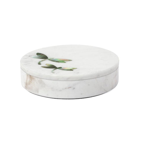 Decorative White Marble Box