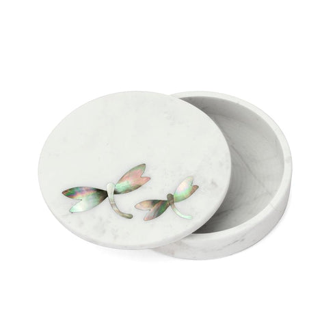 Decorative White Marble Box