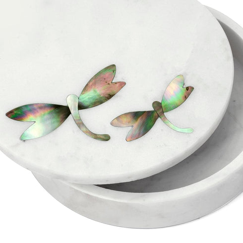 Decorative White Marble Box