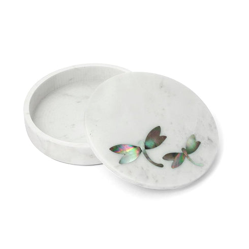 Decorative White Marble Box