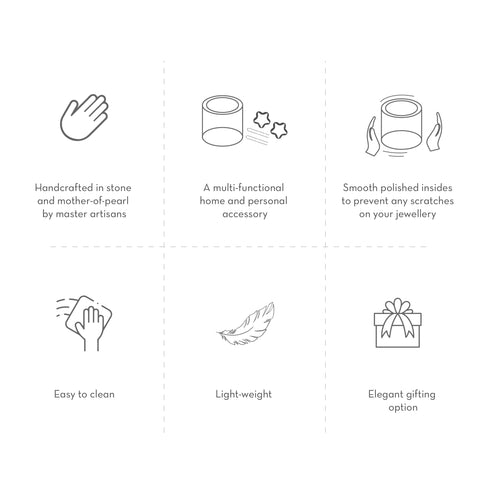 Decorative White Marble Box