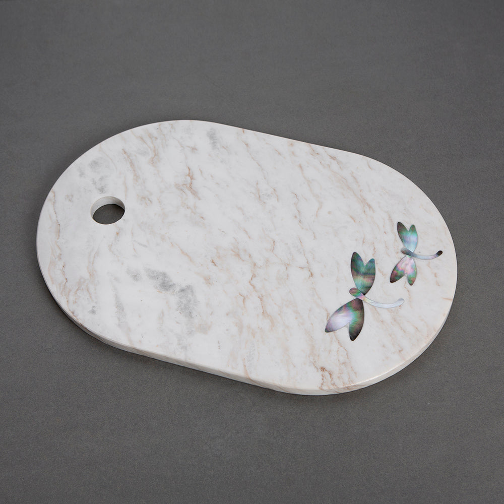 Stone Cutting Board with Abalone Shell Inlay ORVI