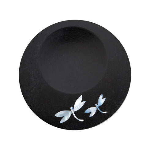 Black Limestone and Abalone Shell Platter