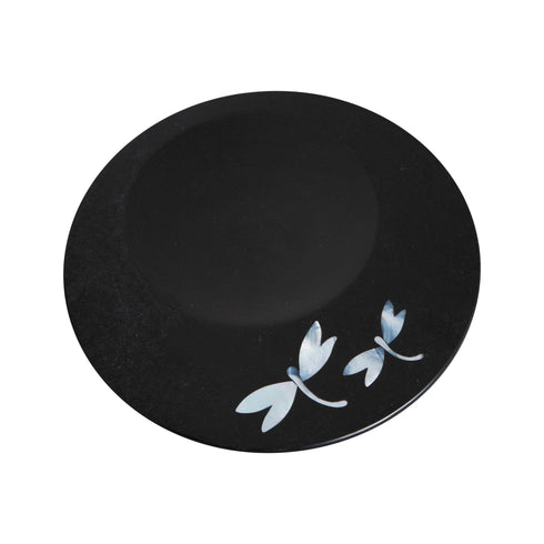 Black Limestone and Abalone Shell Platter