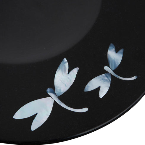 Black Limestone and Abalone Shell Platter