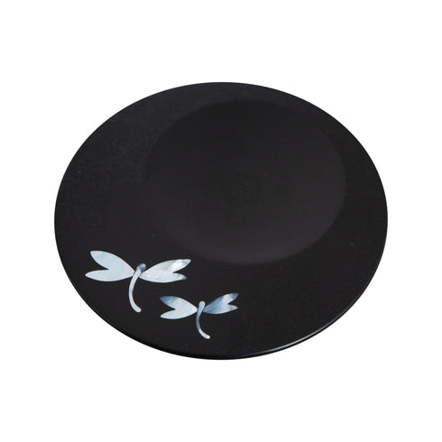 Black Limestone and Abalone Shell Platter
