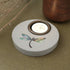 Round Tea Light with Mother of Pearl Inlay