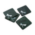 Square Coaster Set in Green Marble & Mother of Pearl (Set of 4)