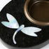 Oval Stone Tea Light Holder with Mother-of-Pearl