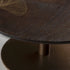 Wooden Cake Stand with Brass Detailing