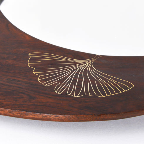 Wooden Round Wall Mirror