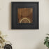 Wooden Wall Decor with Brass Inlay