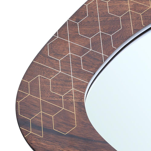 Decorative Wooden Wall Mirror