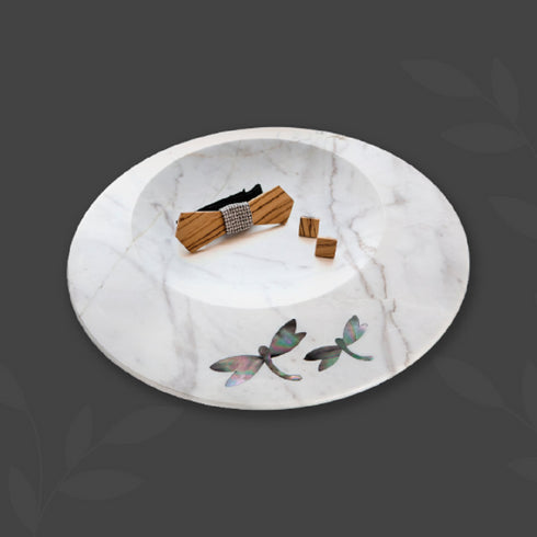 Trinket Tray with Mother of Pearl Inlay